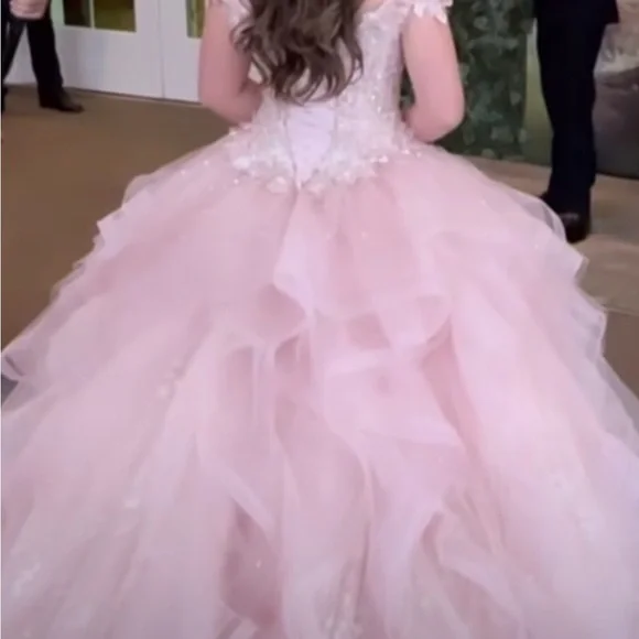 Mori Lee Blush pink quinceañera Dress ! - Picture 4 of 6